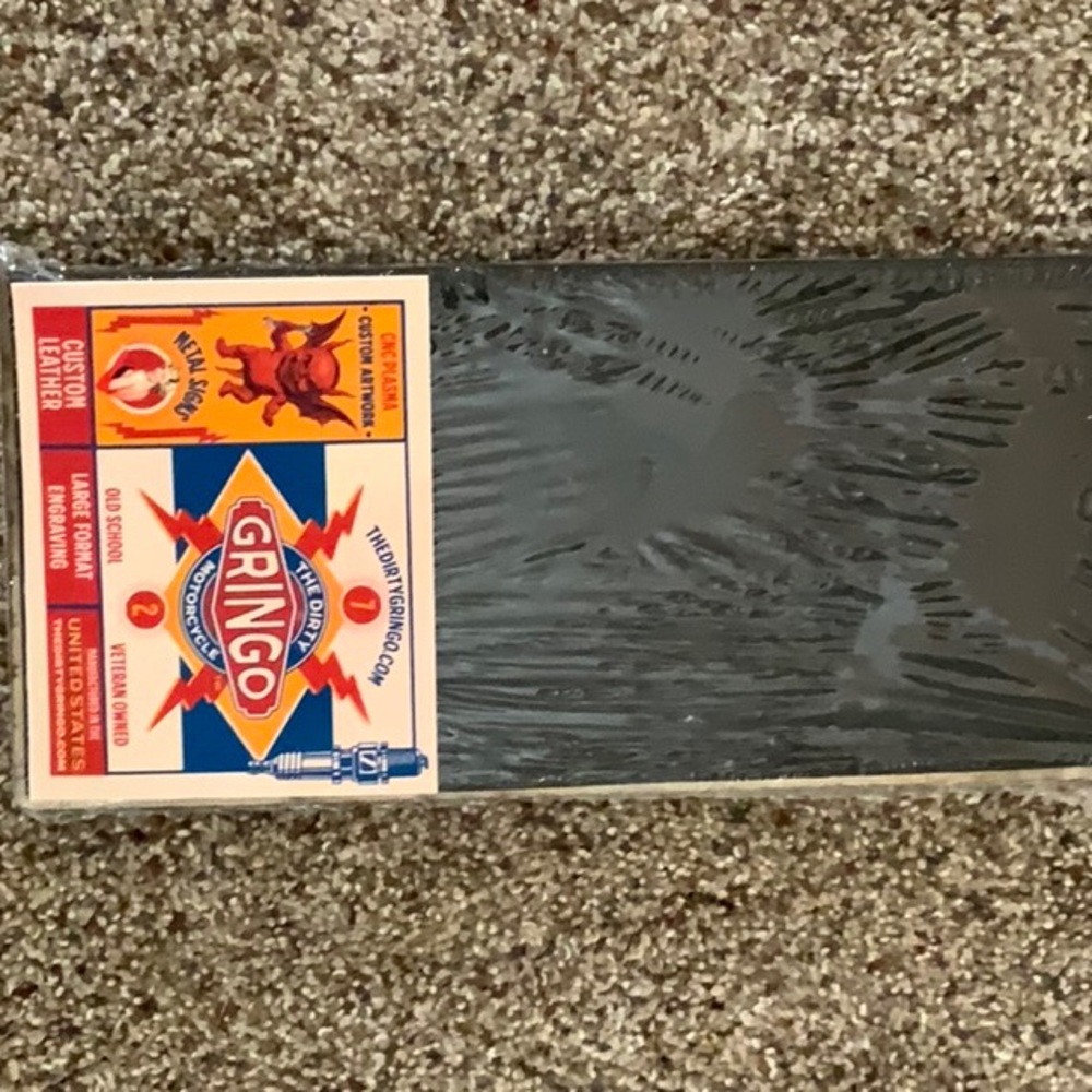 Fat boy gas tank leather decoration- new original packaging